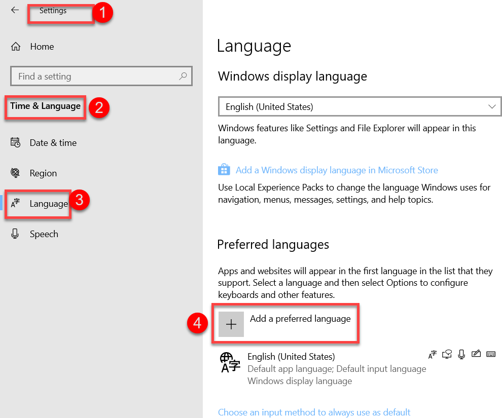 language pack windows 7